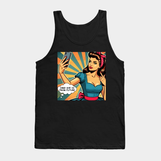 Pop Girl  from Future Tank Top by 80s Pop Night